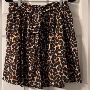 Leopard skirt